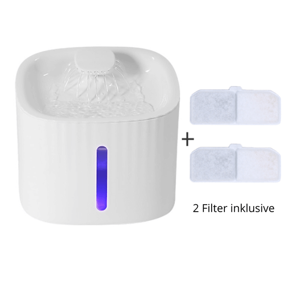 MIU smarter 3 Liter LED Katzen Wasserbrunnen, ermutigt Deine Katze mehr zu trinken