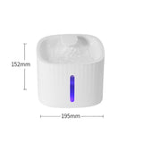 MIU smarter 3 Liter LED Katzen Wasserbrunnen, ermutigt Deine Katze mehr zu trinken