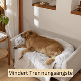 MINAR reinliches Couch Bett für Hunde, kuschelig und warm an kalten Tagen