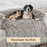 MINAR reinliches Couch Bett für Hunde, kuschelig und warm an kalten Tagen