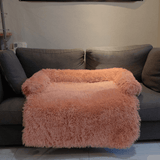 MINAR reinliches Couch Bett für Hunde, kuschelig und warm an kalten Tagen